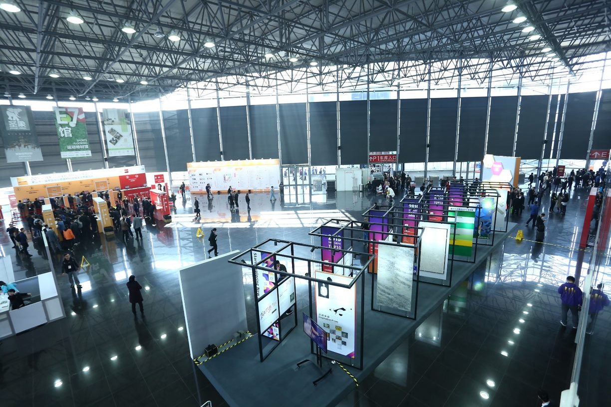 Event stalls in a hanger